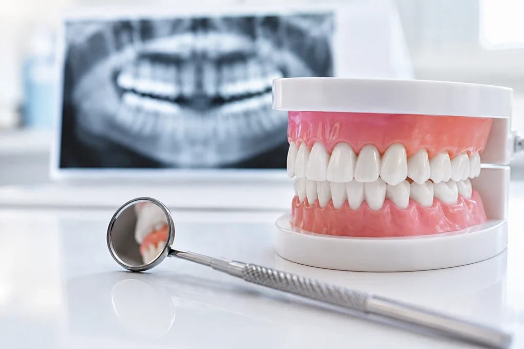 Modern dental consultation at Elite Smile Baner with patient discussing treatment options