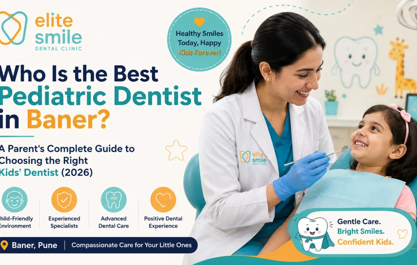 Who Is the Best Pediatric Dentist in Baner Who Is the Best Pediatric Dentist in Baner? Learn how to choose the right kids' dentist, treatments, costs, first visits, and expert dental care tips.