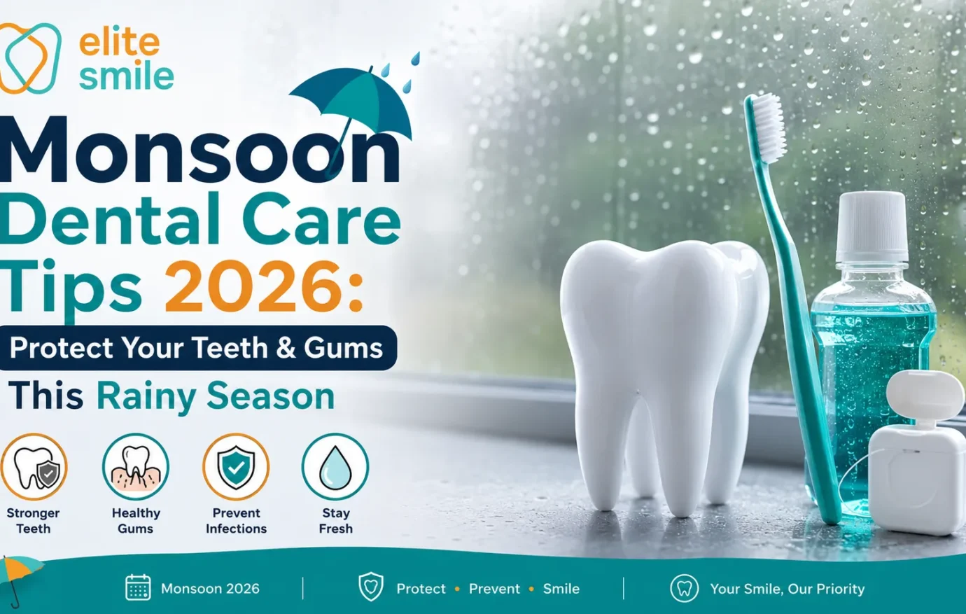 Monsoon Dental Care Tips 2026: Protect Your Teeth & Gums This Rainy Season